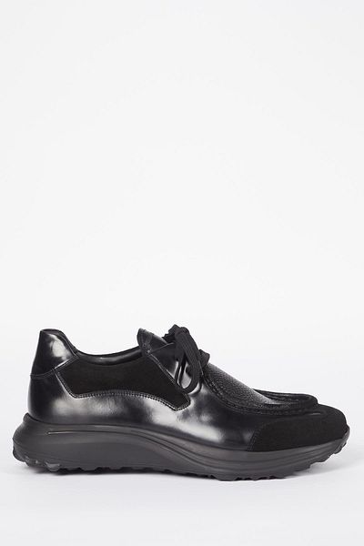 Galliano Shoes Lucca Genuine Leather Black Suede Black Antique Eva Ready Sole Sneaker