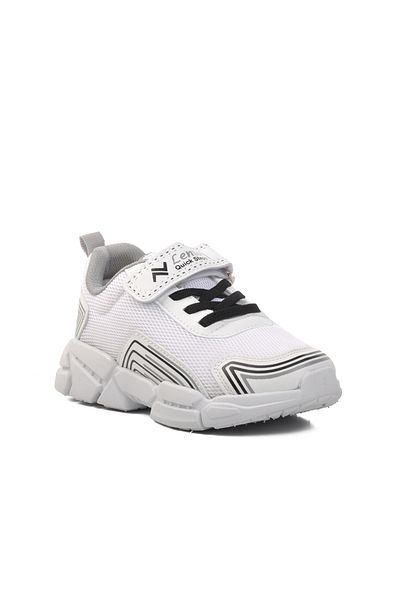 AYAKMOD White-Black Children's Sports Shoes