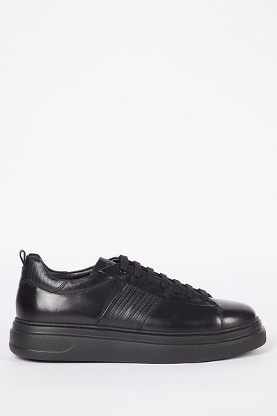 Galliano Shoes Capri Genuine Leather Black Napa Eva Ready Sole Sneaker