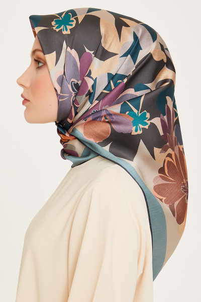 Armine Silk Scarf 9238D (Sura)-81
