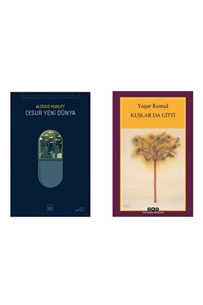 İthaki Yayınları Cesur Yeni Dünya - Aldous Huxley Kuşlar da Gitti - Yaşar Kemal