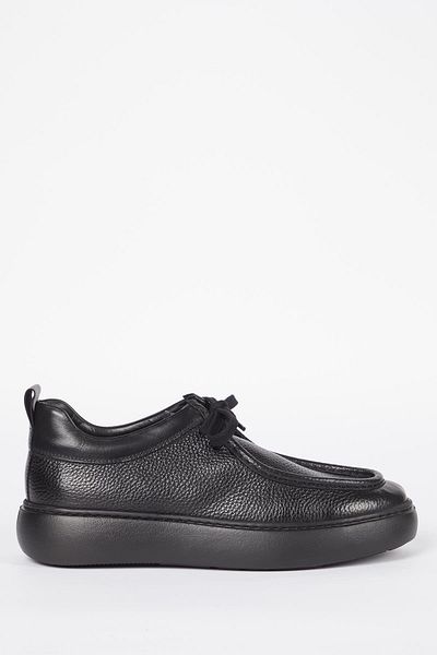Galliano Shoes Akita Genuine Leather Black Floater Eva Ready Sole Casual Shoes