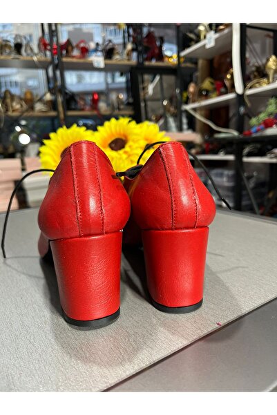 bitangosu Nar Flower Red 6cm Thick Heel Lace-Up Tap Shoes Are Suitable for All Types of Dance.
