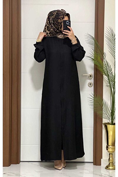 modasura 3011 k 65 siyah ferace kap  yeni sezon büyük beden