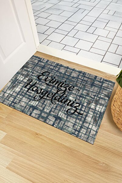 Monnhein سجادة باب حديثة وأنيقة - للاستخدام المنزلي والمكتبي والخارجي (نمط)