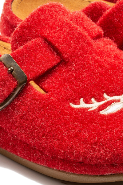 Twigy Γυναικείες παντόφλες Ren, Garson Boy Home Παντόφλες Κόκκινες 36/40