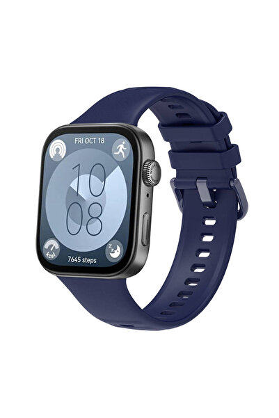 Techmaster Huawei Watch Fit 3 Fit 4 Fit 4 Pro Uyumlu Silikon Kordon Kayış