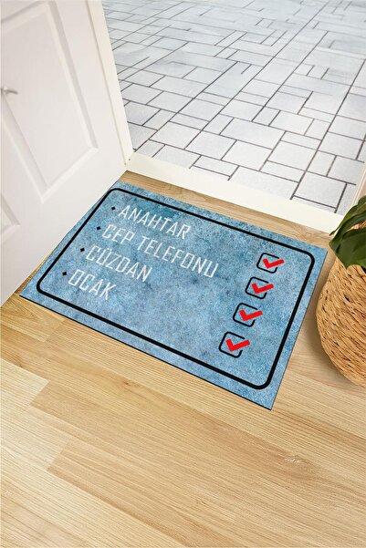 Monnhein Covoraș de ușă - Covoraș de ușă modern și elegant |   Pentru uz casn...