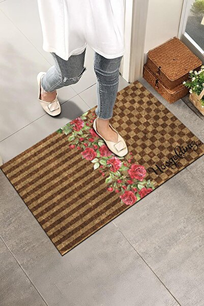 Monnhein سجادة باب أمامية - سجادة باب حديثة وأنيقة |   للاستخدام المنزلي والم...