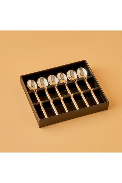 Bella Maison Siena 6-Piece Teaspoon Set Silver