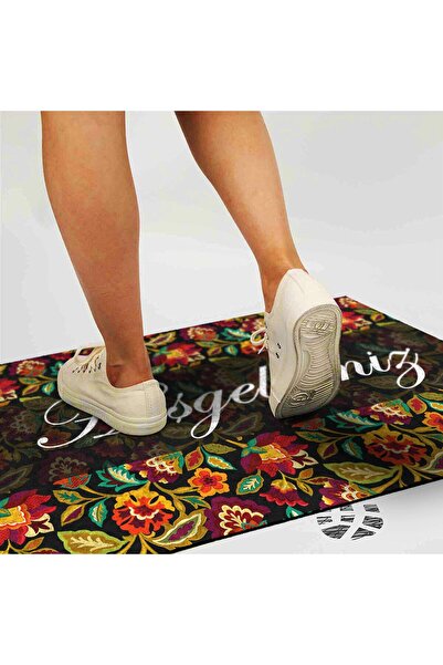 Monnhein Modern and Stylish Door Mat - for Home, Office and Outdoor Use (Flower)