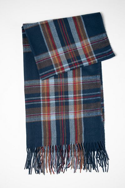 RİNA Preppy Sports Scarf_FREE_Blue