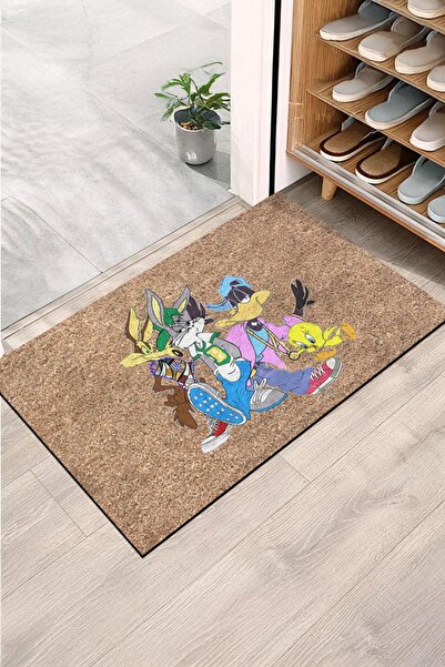 Monnhein سجادة باب حديثة وأنيقة - للاستخدام المنزلي والمكتبي والخارجي (مخطط)