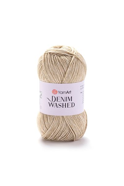 Yarnart Denim Washed - Μελανζ Χειροποίητο Νήμα Πλεξίματος Μπεζ-914