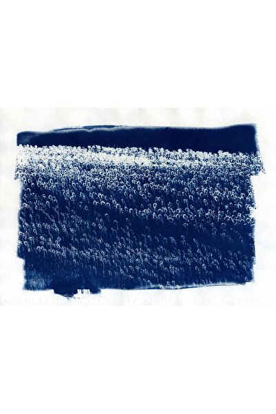 artoloji Hasan Hüseyin Çinay - Uzun Bir Yoldu - 2023/2024 - Cyanotype Baskı -...
