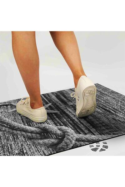 Monnhein Kapı Önü Paspası - Modern Ve Şık Kapı Paspası (BLACK MUĞLA)
