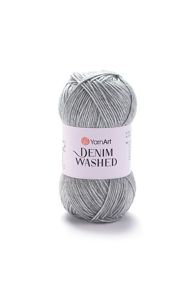 Yarnart Τζιν Washed - Μελανζ Χειροποίητο Πλεκτό Νήμα Γκρι-908