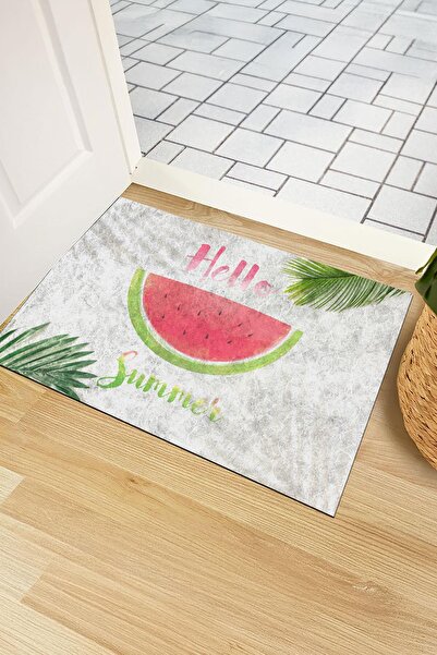 Monnhein سجادة باب حديثة وأنيقة - للاستخدام المنزلي والمكتبي والخارجي (Hello