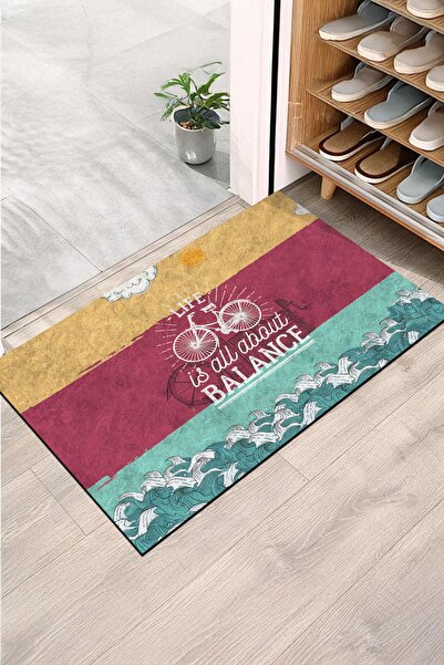 Monnhein سجادة باب حديثة وأنيقة - للاستخدام المنزلي والمكتبي والخارجي (المياه)