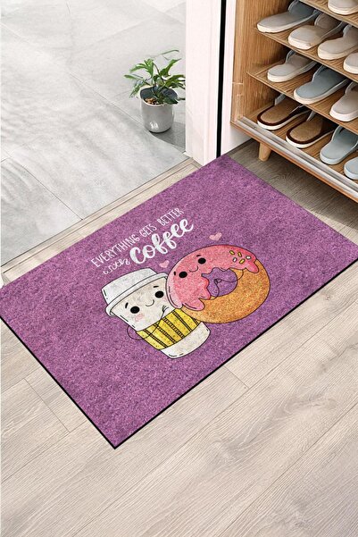 Monnhein سجادة باب أمامية - سجادة باب حديثة وأنيقة (WİTH CAFFE)