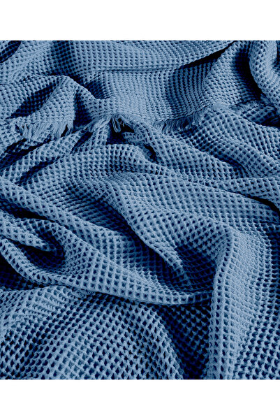 destinyhometex %100 Pamuk Waffle Tek Kişilik Yatak Örtüsü 160x240 cm