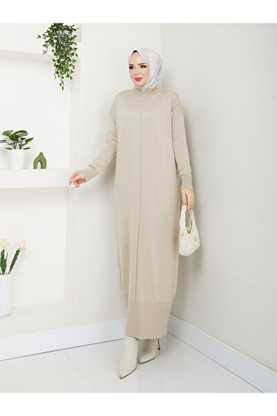 MODAMÜNASİP Wonderful Mercerized Fabric Non-Pilling Dress
