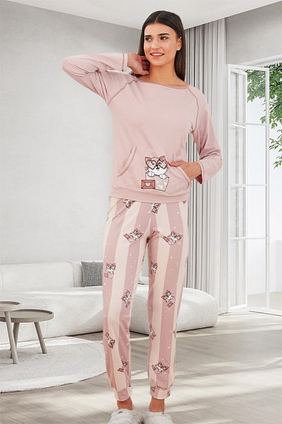 Bella Linda Cotton Long Sleeve Women's Pajama Set