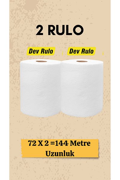 FOREVERSTORS Double Layer Paper Towel Napkin - Giant Roll 2, 5 Rolls