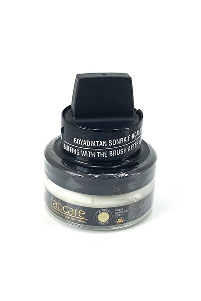 Fabcare Cam Kavanoz Krem Deri Ayakkabı Boyası Naturel