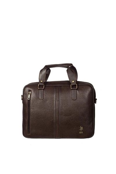 U.S. Polo Assn. U.S. Polo AssnBrown Rölax pentru laptop și servietă unisex Plevr6752