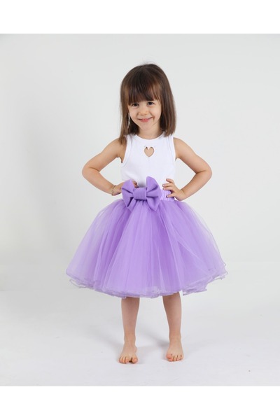 NSMLİFE Dívčí tutu sukně s přední přezkou