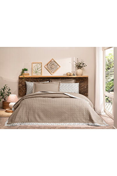 Özdilek Sarmaşık Tek Kişilik Jakar Biyeli Pike Takımı