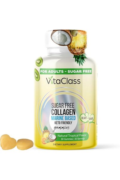VitaClass Sugar Free Collagen Keto Friendly For Adults 60 Gummies