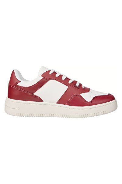 Tommy Hilfiger Kadın Tjw Retro Basket Sneaker - Kırmızı