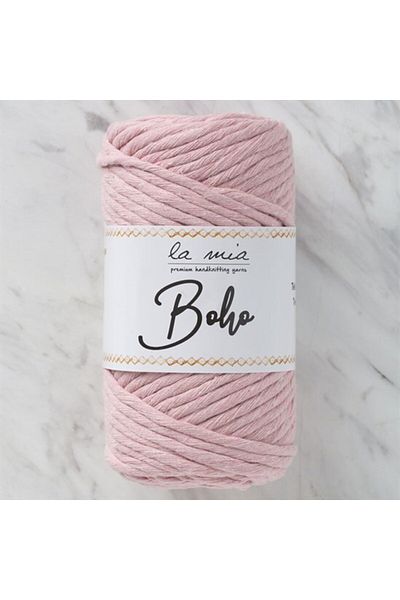 shop La Mia Boho Light Pink Twist Macrame Lanyard - L185 - 33998