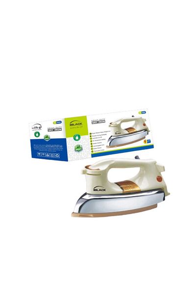 iBLACK i BLACK IB2006 Heavy Duty Dry Iron Box, 1200w
