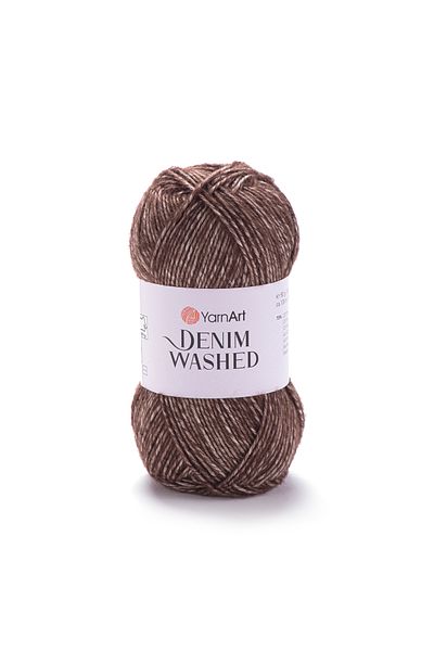 Yarnart Τζιν Washed - Μελανζ Χειροποίητο Νήμα Καφέ-917