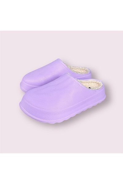 AkınalBella papuci de birou pentru acasă, cu blană colorată, cu talpă anti-alunecare