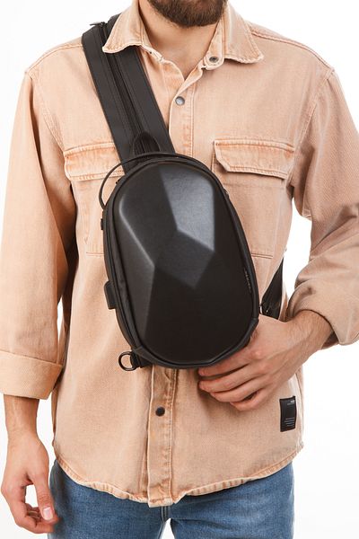 Newish Men's Cross Shoulder and Purple Backpack