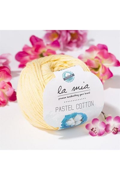 shop La Mia Pastel Cotton Yellow Hand Knitting Lanyard - L060 - 33615
