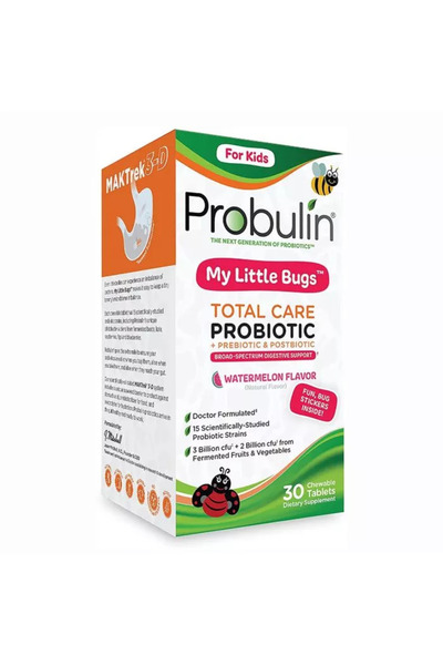 Probulin My Lil Bugs Totl Care Probiotc Chewable Tabs 30S