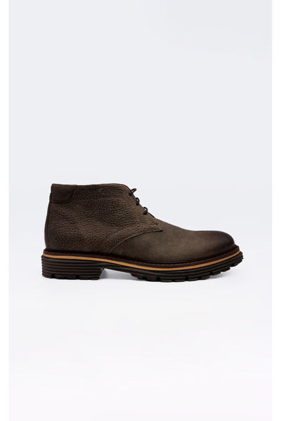 UniqCrafter Men's Leather Boots - Lace-Up