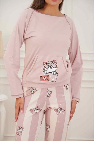 Bella Linda Cotton Long Sleeve Women's Pajama Set