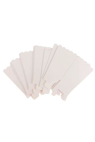 Cadde Süs White Popcorn 8-Piece Corn Box