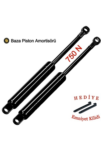 Rabadon 2 Adet 750 N Baza Amortisörü Baza Pistonu ve Emniyet Mandalı