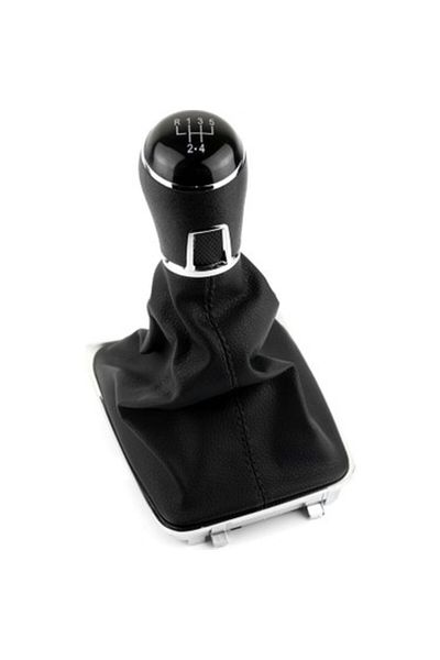 PLASTECH VITES VW Golf 7 Chrome Knob and Gaiter - 5 Gear Diesel