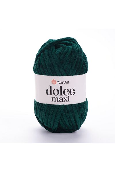 Yarnart Dolce Maxi - Βελούδινο Χειροποίητο Νήμα Πλεξίματος Emerald Green-774