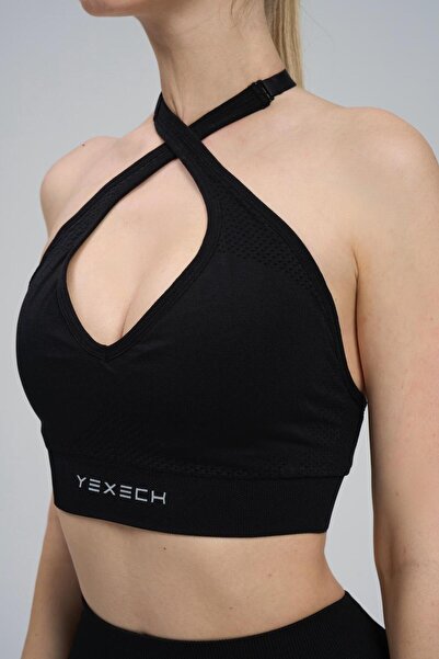 YEXECH Спортивний бюстгальтер Aurora з відкритою спиною, регульованими бретелями та push-up підтримкою