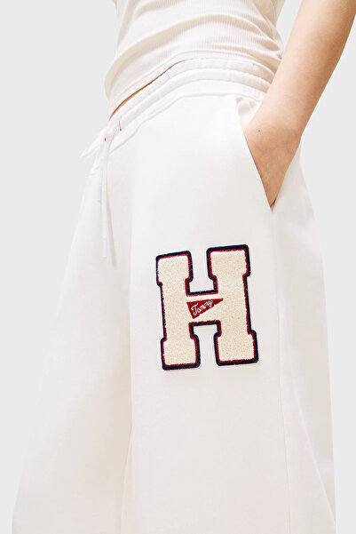 Tommy Jeans % 100 Pamuk Regular Fit Normal Bel Geniş Paça Jogger Pantolon PANTOLON DW0DW20558