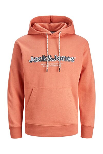 Jack & Jones JACK&JONES 12246802 ORIGINALS СВІТШОТ З НАДПИСАМИ ТА КАПЮШОНОМ